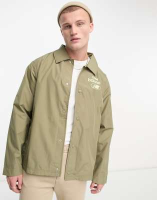 New Balance essentials reimagined jacket in green - ASOS Price Checker