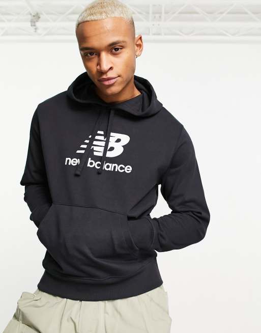 New Hoodie ASOS Logo Stacked Fleece black | Essentials in Balance