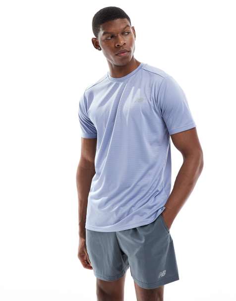 New Balance essentials t-shirt in blue - view 1