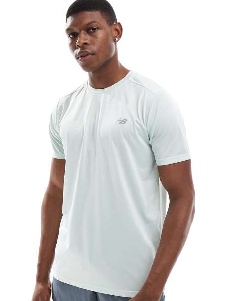 New Balance - Essentials - T-shirt in lichtgroen - view 1
