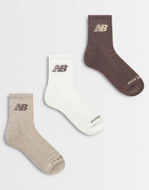 New Balance everyday seasonal 3 pack ankle socks in multi