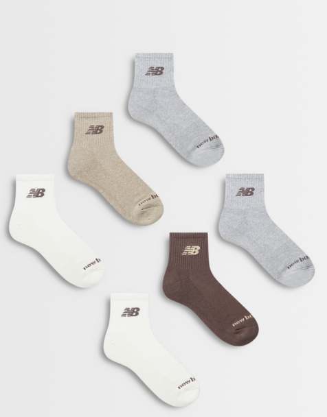 New Balance everyday seasonal 6 pack ankle socks in multi - view 1