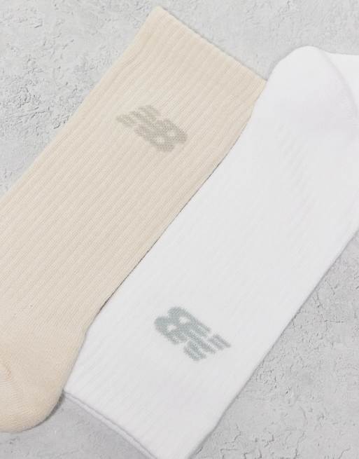 New Balance everyday seasonal crew socks in natural 6 pack , 3 of 3