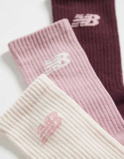 New Balance - Everyday - Set van 3 paar halfhoge sokken in multi, 2 van 3