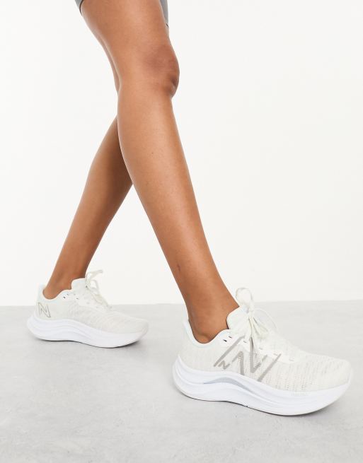 New balance ladies white trainers best sale