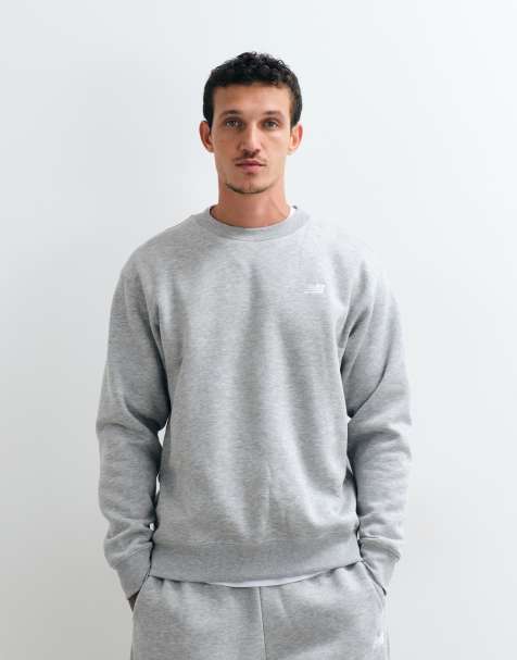 New Balance felpa essential in pile grigia - view 1