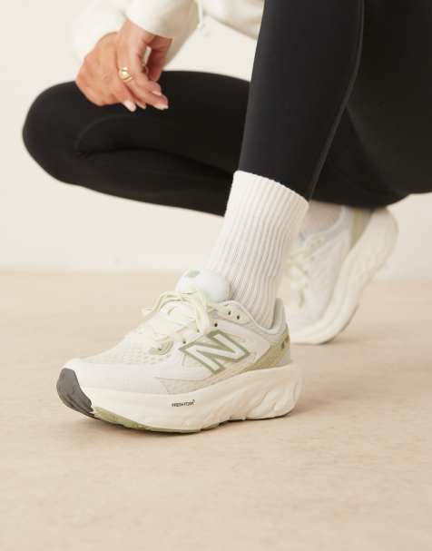 New Balance - FFTRN - Sneakers bianco sporco e verde oliva - view 1