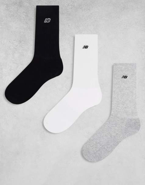 New Balance – Flerfärgade sportstrumpor med broderad logga, 3-pack - view 1