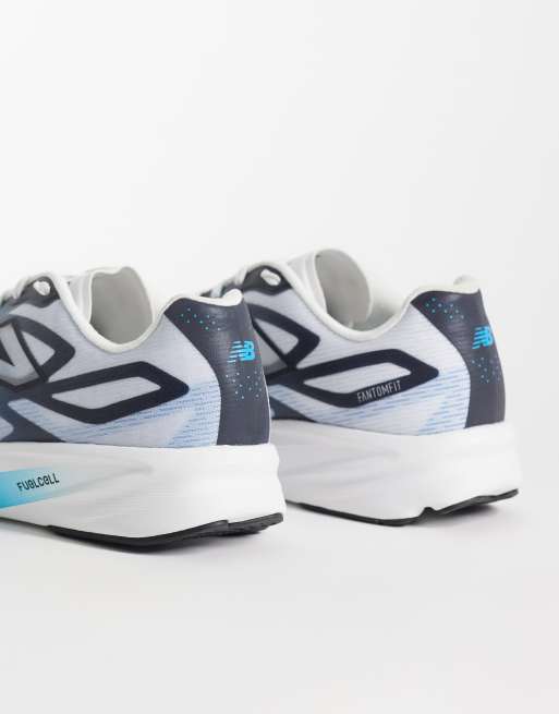 New Balance Flite-R hardloopsneakers in wit en blauw, 2 van 5