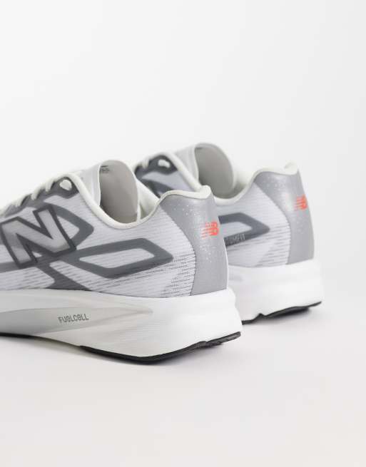 New Balance Flite-R running trainers in white and grey, 2 of 5