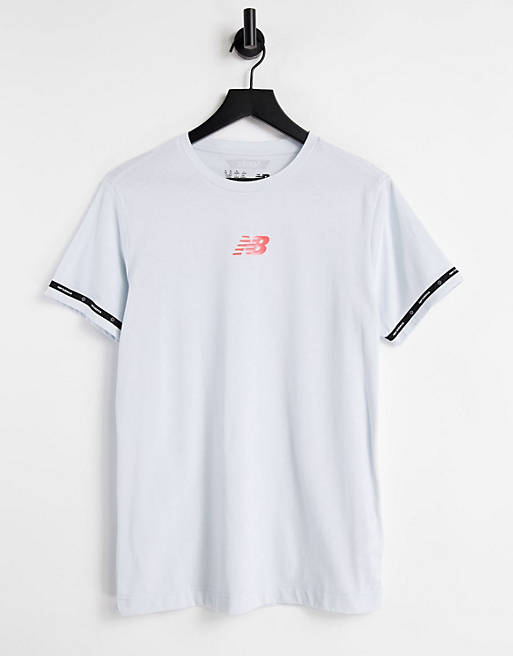 New Balance Football graft t-shirt in grey