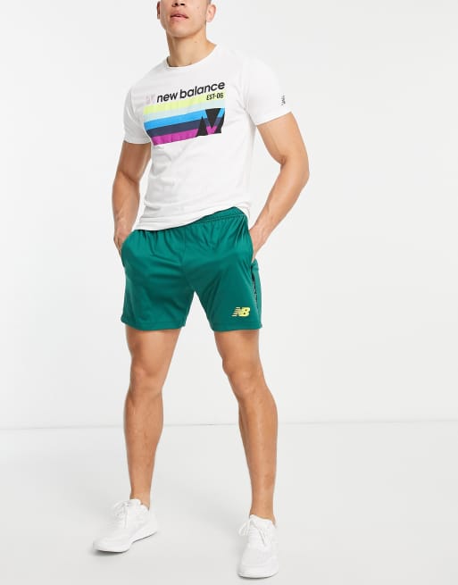 New balance green hot sale shorts