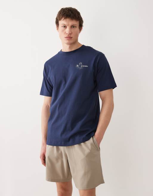 New Balance - Fountain - T-shirt in blauw, 3 van 5