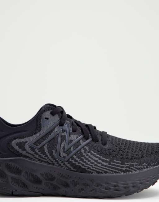 New Balance – Fresh Foam – 1080v11 – Svarta träningsskor, 3 av 4