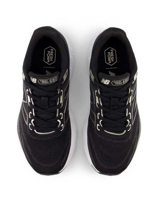 New Balance Fresh Foam 680 v8 running trainers in black, 4 of 4