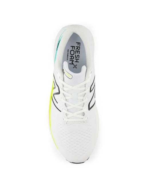New Balance - Fresh Foam x Evoz V3 - Baskets - Blanc et bleu, 3 de 4