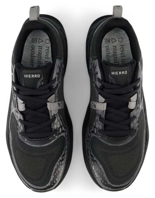 New Balance Fresh Foam x Hierro v8 trail running trainers in black, 2 of 4