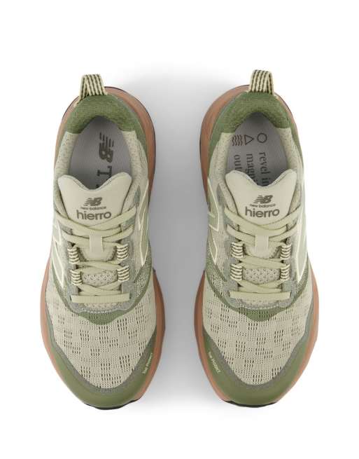 New Balance Fresh Foam x Hierro v9 running trainers in olivine - MGREEN, 2 of 4