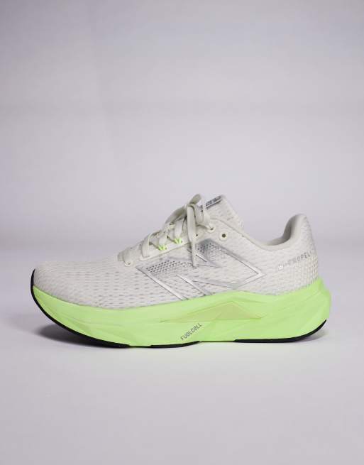 New Balance - FuelCell Propel - Baskets de running - Beige et jaune fluo, 2 de 5