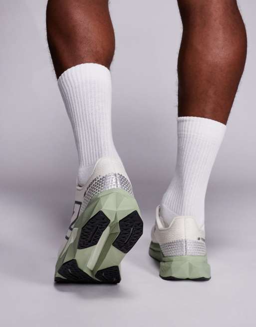 New Balance - Fuelcell Propel - Beige og grønne løbesneakers, 4 af 5