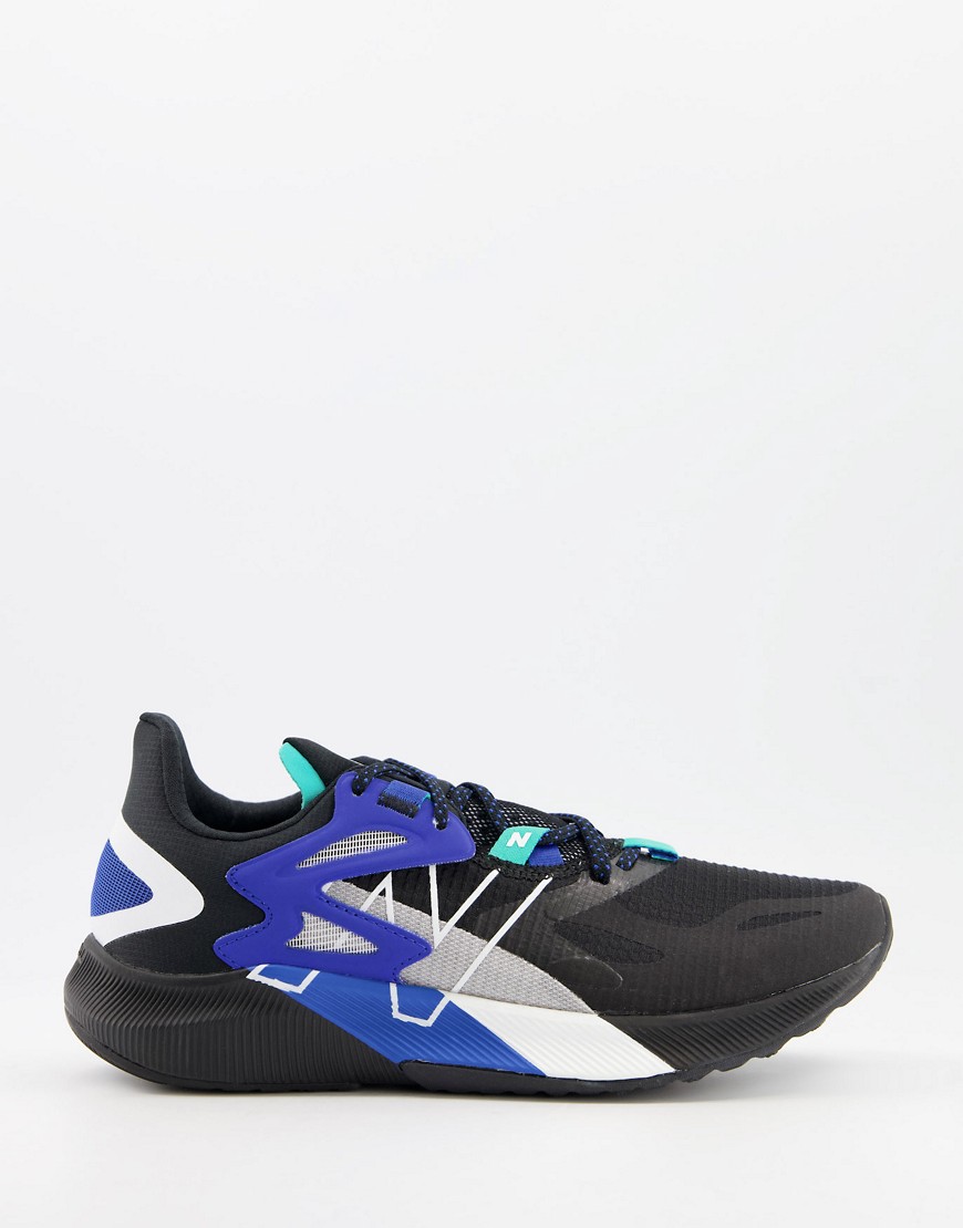 New Balance FuelCell Propel RMX sneakers in black and blue
