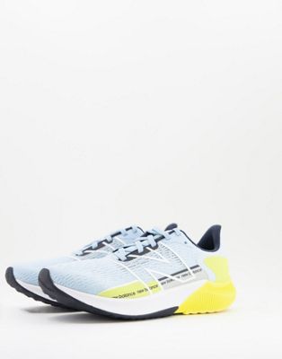New Balance FuelCell Propel trainers in blue and yellow - ASOS Price Checker