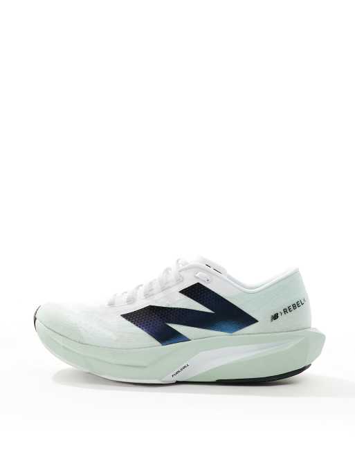 New Balance Fuelcell Rebel V4 mens running trainers in grey , 2 of 5