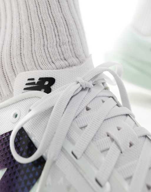 New Balance Fuelcell Rebel V4 mens running trainers in grey , 4 of 5