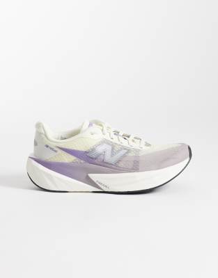 Fuelcell Rebel V5 - Baskets de course - Crème et violet-Blanc 36.5