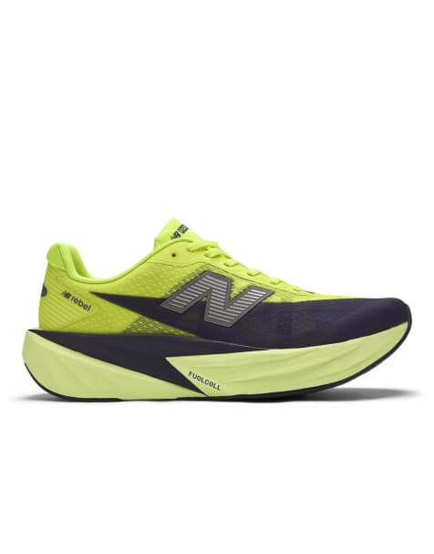 New Balance - FuelCell Rebel V5 - Baskets - Vert alcalinité - view 1