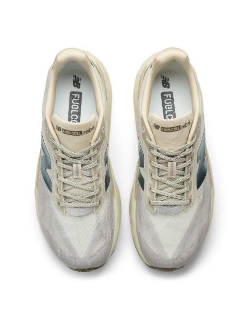 New Balance Fuelcell rebel v5 in grey, 2 of 4