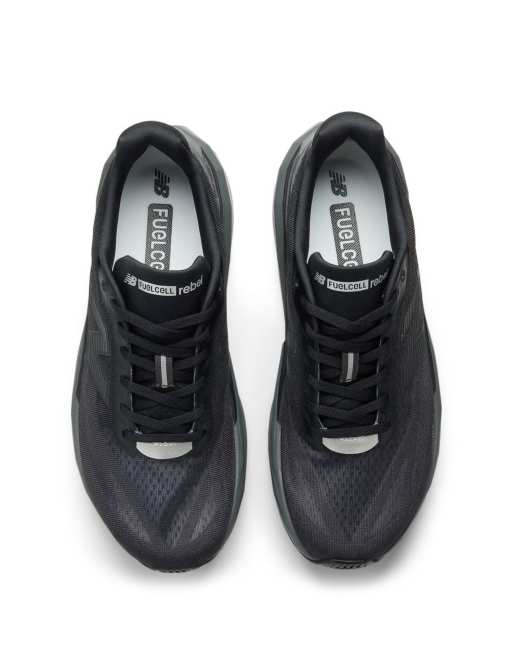 New Balance Fuelcell Rebel v5 mens running trainers in black - BLACK, 2 of 4