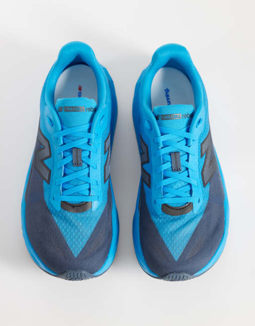 New Balance Fuelcell Rebel v5 mens running trainers in blue, 3 of 5