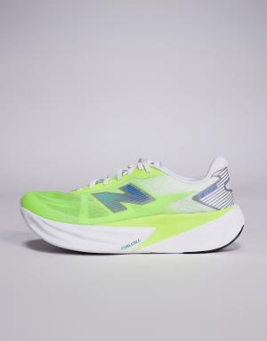 New Balance Fuelcell Rebel v5 mens running trainers in neon yellow