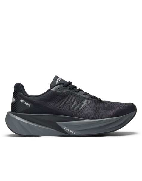 New Balance Fuelcell rebel v5 men's trainers in black - view 1