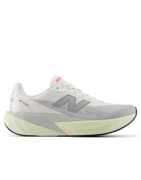 New Balance Fuelcell rebel v5 men's trainers in raincloud - view 1