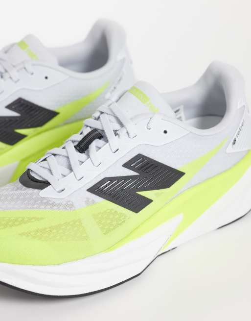 New Balance Fuelcell Rebel v5 mens trainers in white, 4 of 5