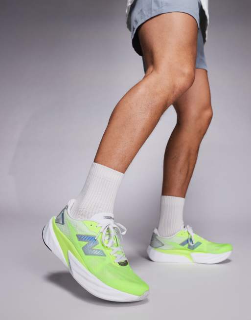 New Balance - FuelCell Rebel v5 - Neongule løbesneakers til mænd, 5 af 5