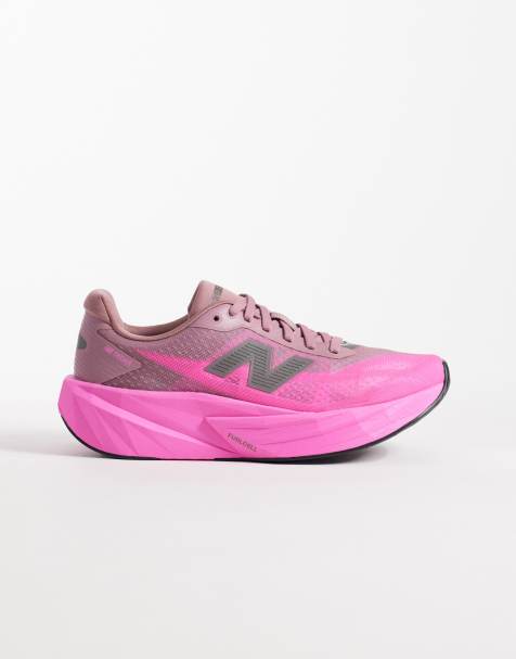 New Balance – Fuelcell Rebel v5 – Neonrosa löparskor för kvinnor - view 1