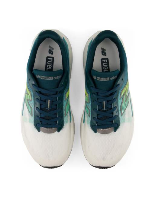 New Balance - Fuelcell Rebel v5 - Sneakers verde scuro, 2 di 4
