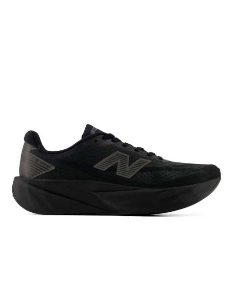 New Balance Fuelcell rebel v5 trainers in black - view 1