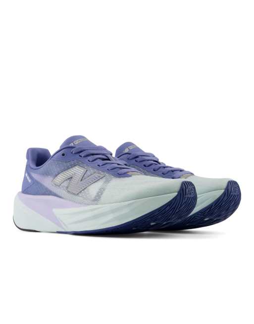 New Balance Fuelcell rebel v5 trainers in fairweather blue, 2 of 4
