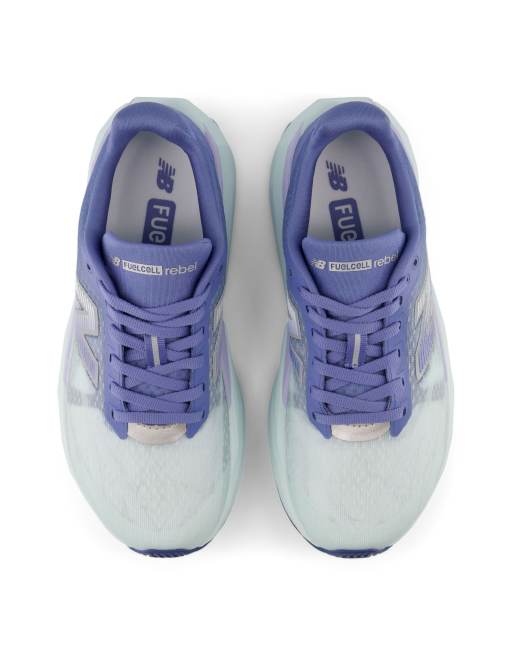 New Balance Fuelcell rebel v5 trainers in fairweather blue, 4 of 4