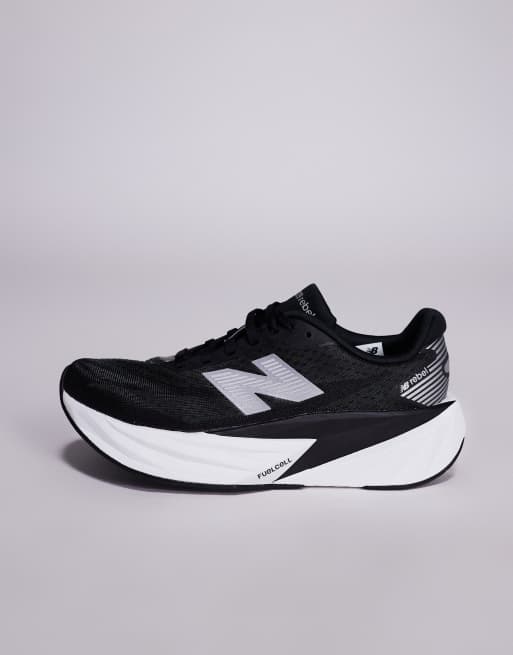 New Balance Fuelcell Rebel v5 womens running trainers in black, 2 of 5