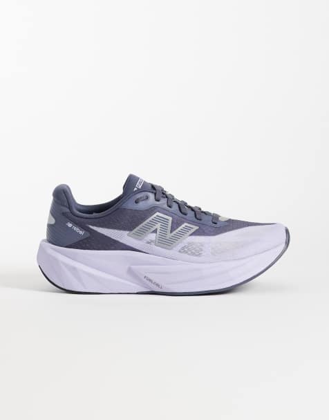 New Balance Fuelcell Rebel v5 womens running trainers in lilac - view 1
