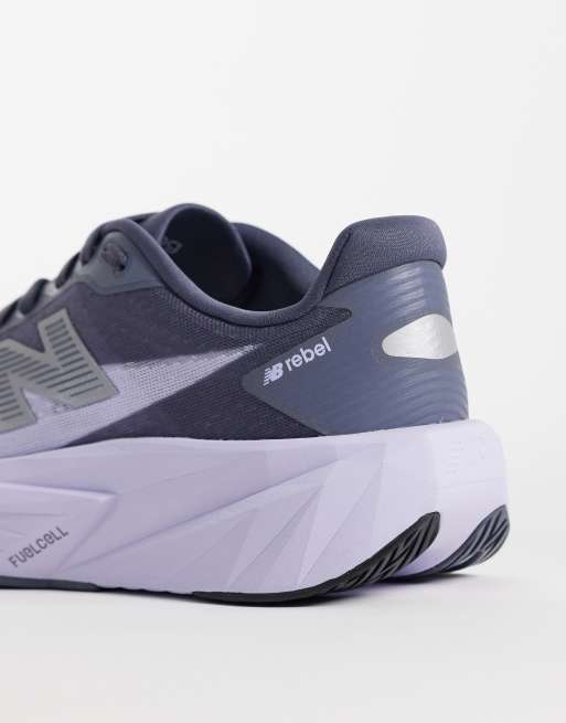 New Balance Fuelcell Rebel v5 womens running trainers in lilac, 2 of 5