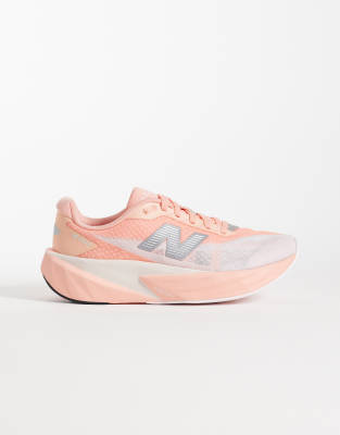  Fuelcell Rebel v5 womens running trainers in peach