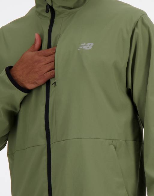 New Balance - Giacca elasticizzata verde, 2 di 4
