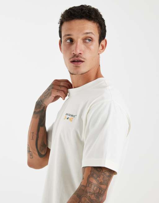 New Balance grab a bite Boston graphic t-shirt in white, 3 of 5