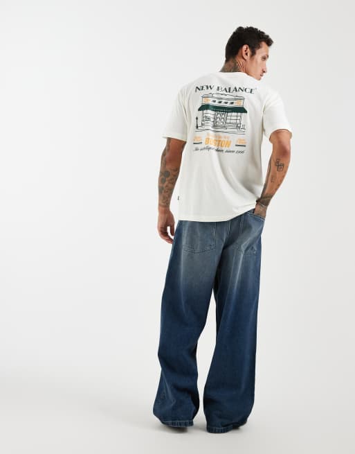 New Balance - Grab a Bite Boston - T-shirt bianca con grafica, 2 di 5